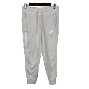Nike Women's Fleece Sweatpants Sportswear Tech Joggers S Small Pink Cream
